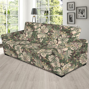 Aloha Hawaiian Camo Flower Pattern Print Sofa Slipcover