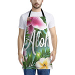 Aloha Hawaiian Flower Print Apron