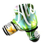 Aloha Hawaiian Flower Print Boxing Gloves