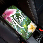 Aloha Hawaiian Flower Print Car Center Console Cover
