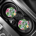 Aloha Hawaiian Flower Print Car Coasters