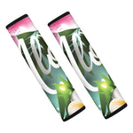 Aloha Hawaiian Flower Print Car Seat Belt Covers