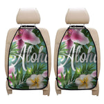 Aloha Hawaiian Flower Print Car Seat Organizers