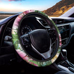Aloha Hawaiian Flower Print Car Steering Wheel Cover