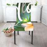Aloha Hawaiian Flower Print Dining Chair Slipcover