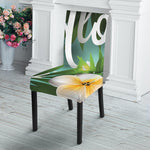 Aloha Hawaiian Flower Print Dining Chair Slipcover