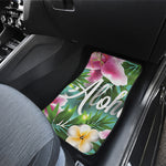 Aloha Hawaiian Flower Print Front Car Floor Mats