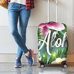 Aloha Hawaiian Flower Print Luggage Cover