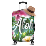 Aloha Hawaiian Flower Print Luggage Cover