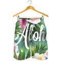 Aloha Hawaiian Flower Print Men's Shorts
