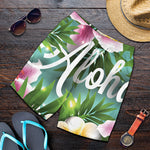 Aloha Hawaiian Flower Print Men's Shorts