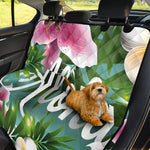 Aloha Hawaiian Flower Print Pet Car Back Seat Cover