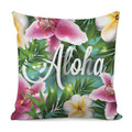 Aloha Hawaiian Flower Print Pillow Cover