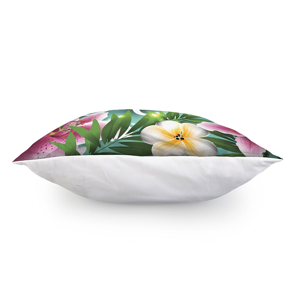 Aloha Hawaiian Flower Print Pillow Cover