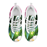 Aloha Hawaiian Flower Print White Sneakers