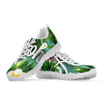 Aloha Hawaiian Flower Print White Sneakers