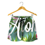 Aloha Hawaiian Flower Print Women's Shorts