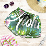 Aloha Hawaiian Flower Print Women's Shorts
