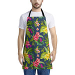 Aloha Hawaiian Flowers Pattern Print Apron