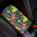 Aloha Hawaiian Flowers Pattern Print Car Center Console Cover