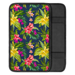 Aloha Hawaiian Flowers Pattern Print Car Center Console Cover