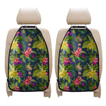 Aloha Hawaiian Flowers Pattern Print Car Seat Organizers