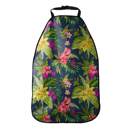Aloha Hawaiian Flowers Pattern Print Car Seat Organizers