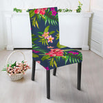 Aloha Hawaiian Flowers Pattern Print Dining Chair Slipcover