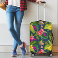 Aloha Hawaiian Flowers Pattern Print Luggage Cover