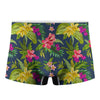 Aloha Hawaiian Flowers Pattern Print Men's Boxer Briefs