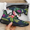 Aloha Hawaiian Flowers Pattern Print Mesh Knit Shoes GearFrost