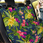 Aloha Hawaiian Flowers Pattern Print Pet Car Back Seat Cover