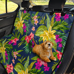 Aloha Hawaiian Flowers Pattern Print Pet Car Back Seat Cover