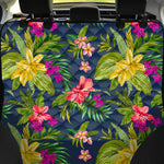 Aloha Hawaiian Flowers Pattern Print Pet Car Back Seat Cover