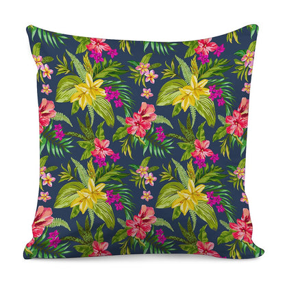 Aloha Hawaiian Flowers Pattern Print Pillow Cover