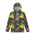 Aloha Hawaiian Flowers Pattern Print Pullover Hoodie