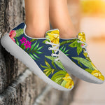 Aloha Hawaiian Flowers Pattern Print Sport Shoes GearFrost