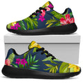 Aloha Hawaiian Flowers Pattern Print Walking Shoes