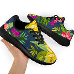 Aloha Hawaiian Flowers Pattern Print Sport Shoes GearFrost