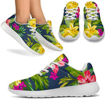 Aloha Hawaiian Flowers Pattern Print Sport Shoes GearFrost