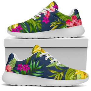 Aloha Hawaiian Flowers Pattern Print Sport Shoes GearFrost