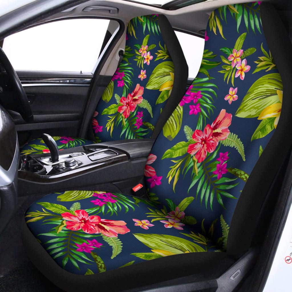 Aloha Hawaiian Flowers Pattern Print Universal Fit Car Seat Covers