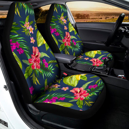 Aloha Hawaiian Flowers Pattern Print Universal Fit Car Seat Covers