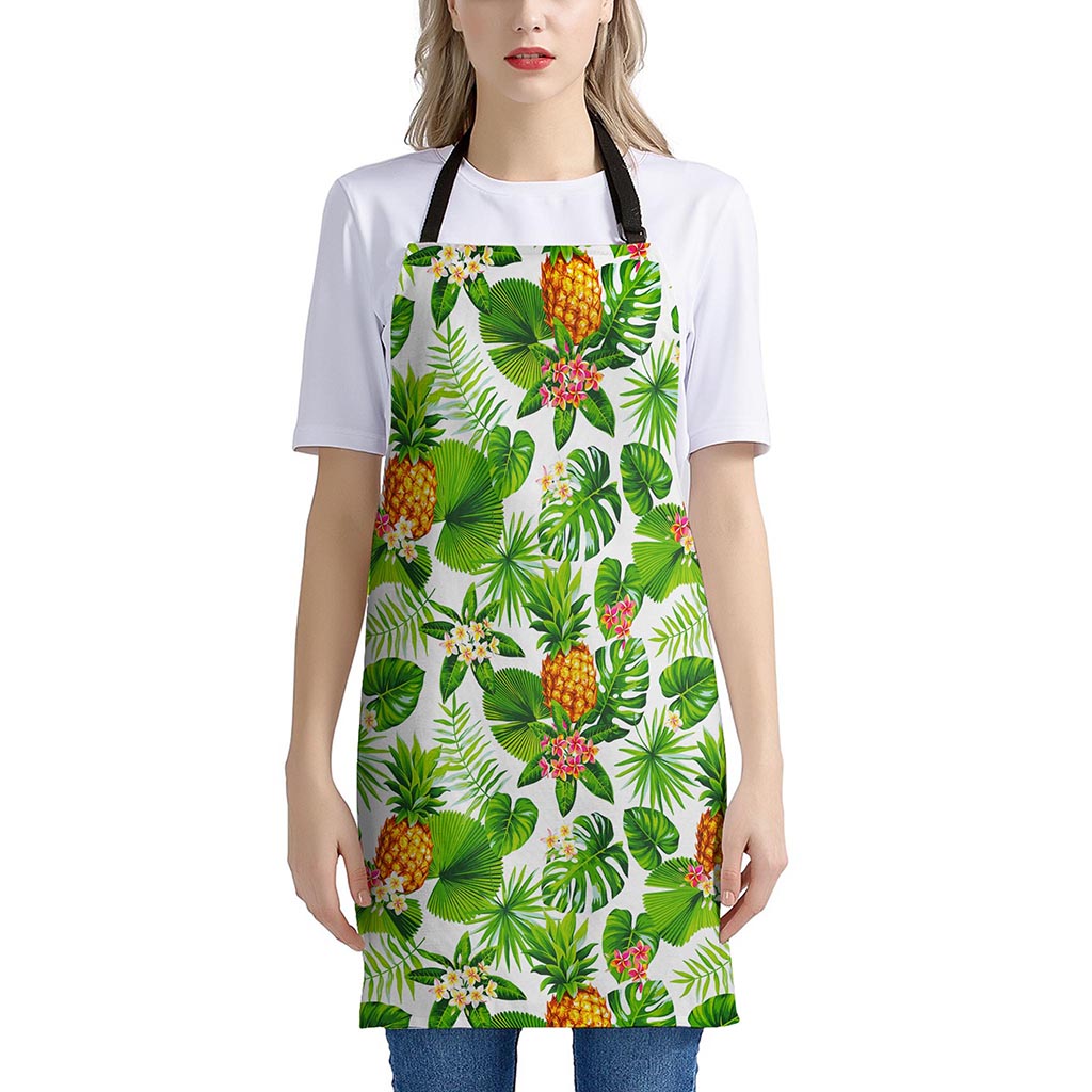 Aloha Hawaiian Pineapple Pattern Print Apron