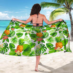 Aloha Hawaiian Pineapple Pattern Print Beach Sarong Wrap