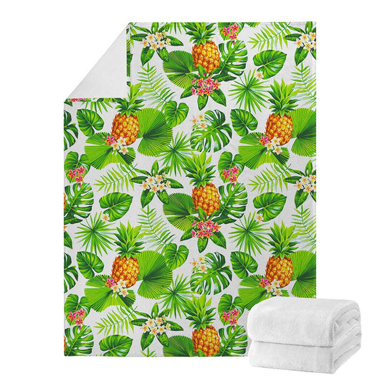 Aloha Hawaiian Pineapple Pattern Print Blanket