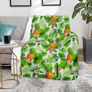 Aloha Hawaiian Pineapple Pattern Print Blanket