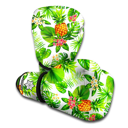 Aloha Hawaiian Pineapple Pattern Print Boxing Gloves