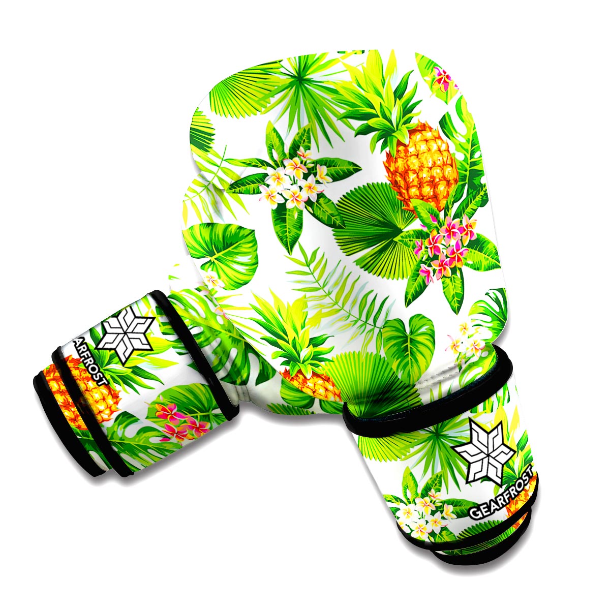 Aloha Hawaiian Pineapple Pattern Print Boxing Gloves