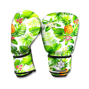 Aloha Hawaiian Pineapple Pattern Print Boxing Gloves